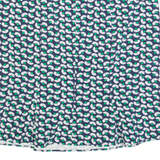 BODEN Womens Trumpet Skirt Blue Knee Length Floral UK 14