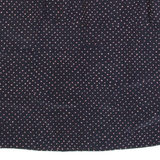 MAX&CO Womens Straight Skirt Black Short Silk Polka Dot UK 8