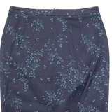 JIGSAW Womens Pencil Skirt Blue Knee Length Floral UK 10