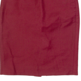 J.CREW Womens Pencil Skirt Red Knee Length S
