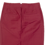 J.CREW Womens Pencil Skirt Red Knee Length S