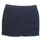 GAP Womens Mini Skirt Blue Short Wool M