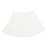 SLAZENGER Womens Pleated Skirt White Short XS