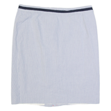 BODEN Womens Pencil Skirt Blue Knee Length Striped UK 16