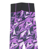 ADIDAS Womens Sports Shorts Purple Slim Crazy Pattern XS W24