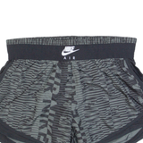 NIKE AIR Womens Sports Shorts Grey Relaxed Crazy Pattern M W30
