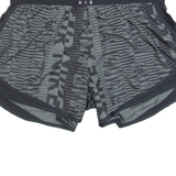 NIKE AIR Womens Sports Shorts Grey Relaxed Crazy Pattern M W30