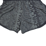 NIKE AIR Womens Sports Shorts Grey Relaxed Crazy Pattern M W30
