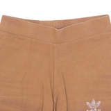 ADIDAS Womens Sports Shorts Brown Slim UK 10 W22