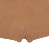 ADIDAS Womens Sports Shorts Brown Slim UK 10 W22