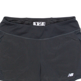 NEW BALANCE Womens Sports Shorts Black Relaxed M W30