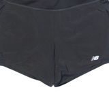 NEW BALANCE Womens Sports Shorts Black Relaxed M W30