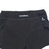 NEW BALANCE Womens Sports Shorts Black Relaxed M W30