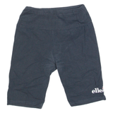 ELLESSE Womens Sports Shorts Black Slim UK 4 W20