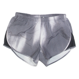 NIKE Womens Sports Shorts Grey Relaxed Spotted XS W26