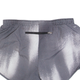 NIKE Womens Sports Shorts Grey Relaxed Spotted XS W26