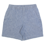 LANDS END Womens Casual Shorts Blue UK 10 W28