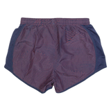 UNDER ARMOUR Womens Sports Shorts Blue Relaxed Spotted XS W24