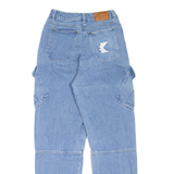 KARL KANI Cargo Womens Jeans Blue Relaxed Tapered W24 L29