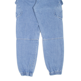 KARL KANI Cargo Womens Jeans Blue Relaxed Tapered W24 L29