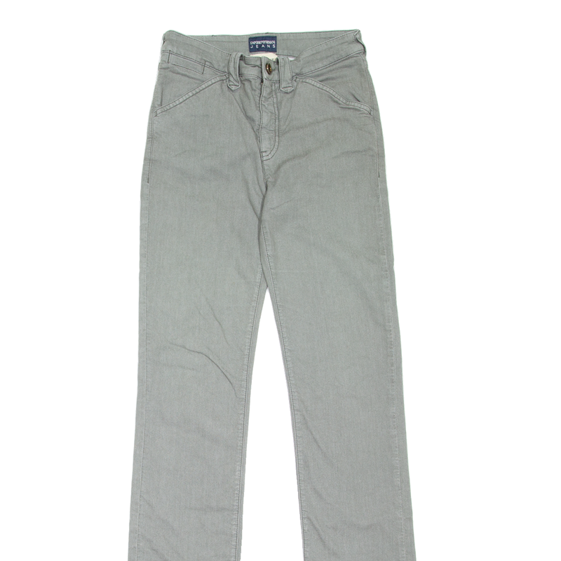 EMPORIO ARMANI Womens Jeans Grey Slim Straight W27 L35