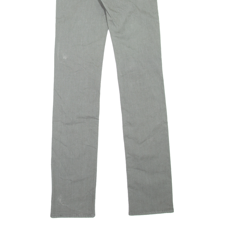 EMPORIO ARMANI Womens Jeans Grey Slim Straight W27 L35