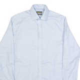 TED BAKER Mens Formal Shirt Blue Long Sleeve M