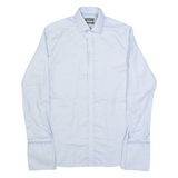 TED BAKER Mens Formal Shirt Blue Long Sleeve M