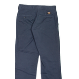DICKIES Workwear Womens Trousers Blue Slim Tapered W28 L28