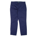 LAUREN RALPH LAUREN Womens Trousers Blue Regular Tapered W30 L26