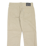 LEVI'S 514 Mens Trousers Beige Slim Straight W34 L30