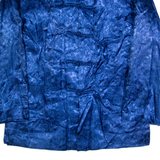 JIAN YUE Eastern Inspired Mens Jacket Blue 90s Floral L