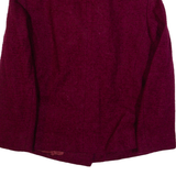 Womens Pea Jacket Purple 90s S