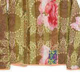 Womens Jacket Green 90s Floral L