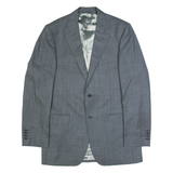AQUASCUTUM Mens Blazer Jacket Grey Wool L