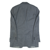 AQUASCUTUM Mens Blazer Jacket Grey Wool L