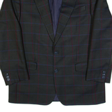 COLLECTIONS R. HETTLER Mens Blazer Jacket Grey Wool Check L