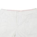 TOMMY HILFIGER Womens Casual Shorts White L W35