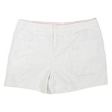 TOMMY HILFIGER Womens Casual Shorts White L W35