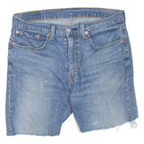 LEVI'S Womens Denim Shorts Blue M W34
