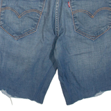 LEVI'S 519 Womens Denim Shorts Blue Slim M W34