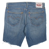 LEVI'S 519 Womens Denim Shorts Blue Slim M W34