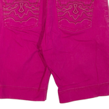 LEE Womens Casual Shorts Pink M W32