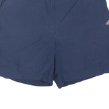 ADIDAS Womens Casual Shorts Blue UK 14 W30