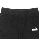 PUMA Womens Casual Shorts Black UK 12 W28