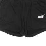 PUMA Womens Casual Shorts Black UK 12 W28