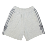 ADIDAS Mens Casual Shorts Grey S W26