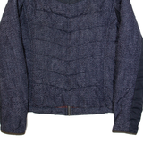 G-STAR Womens Puffer Jacket Blue Spotted M