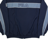 FILA Mens Track Jacket Blue L