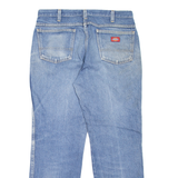 DICKIES Workwear Mens Jeans Blue Regular Straight Stone Wash W36 L30